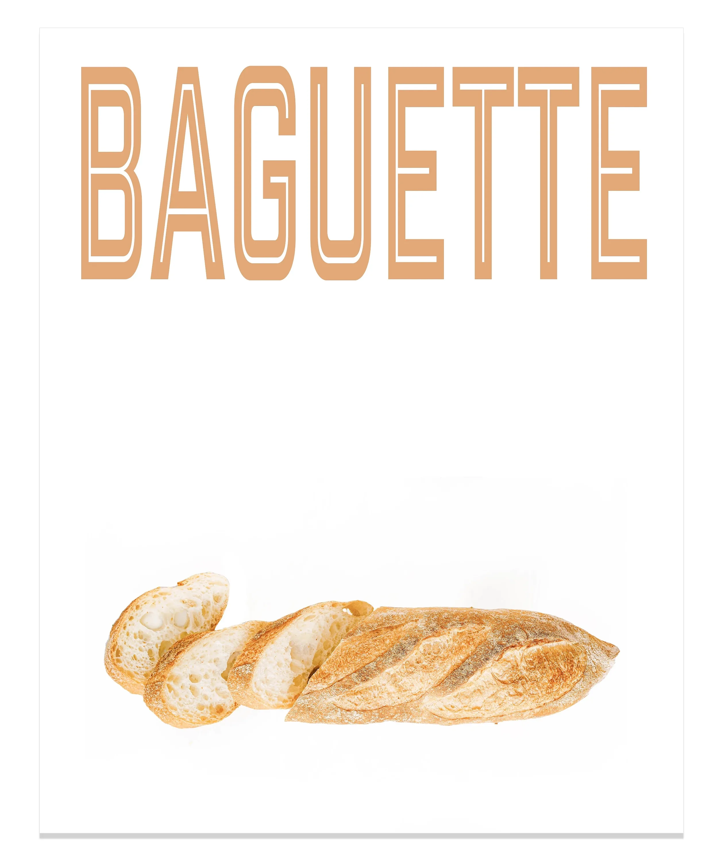 French Baguette magazine-style recipe cover