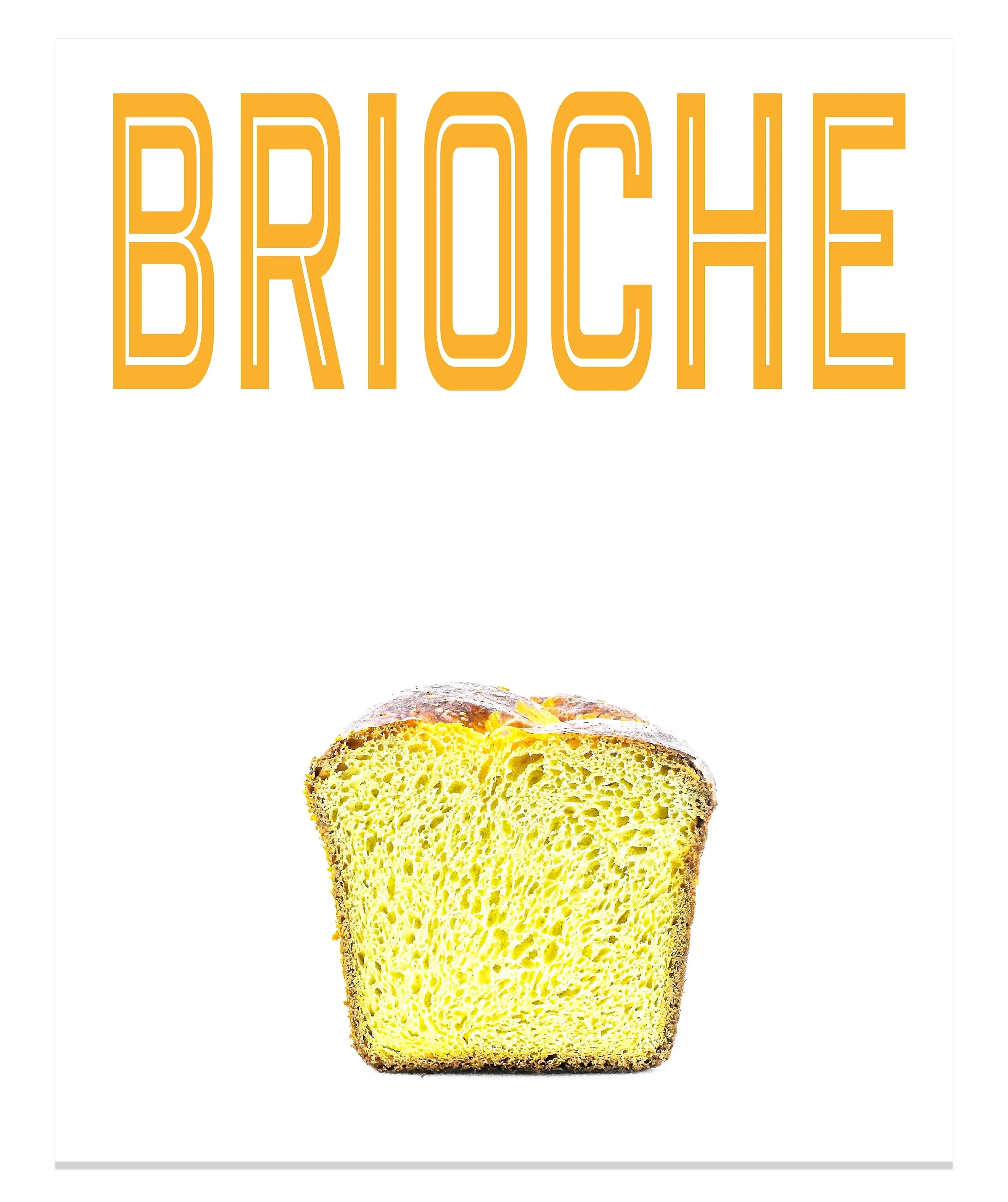 French Brioche magazine-style recipe cover