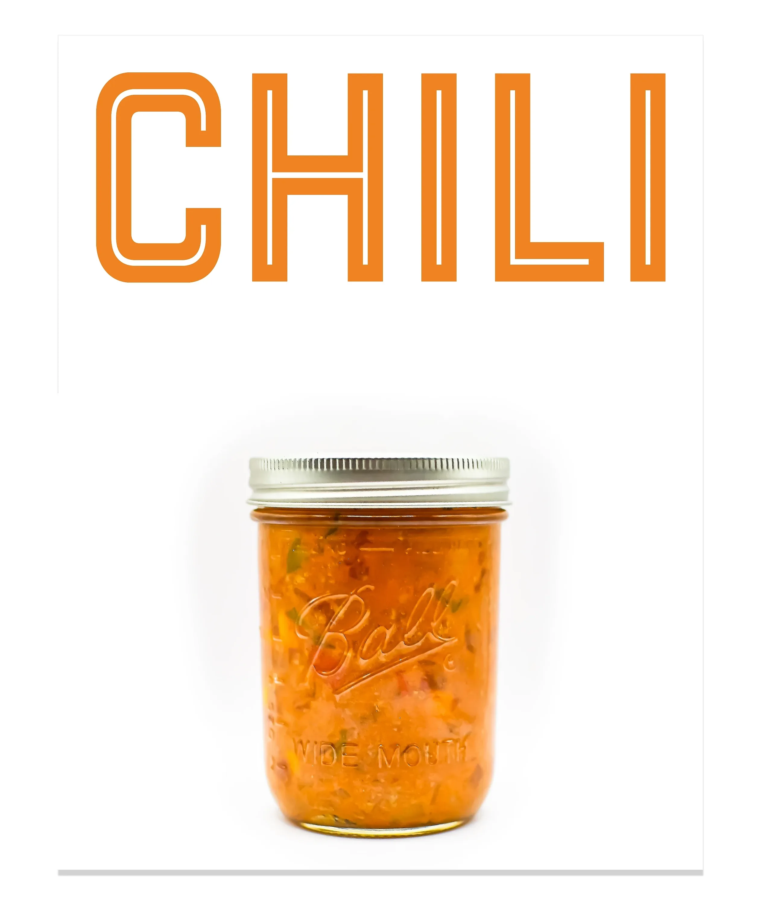 Hearty Homemade Chili magazine-style recipe cover