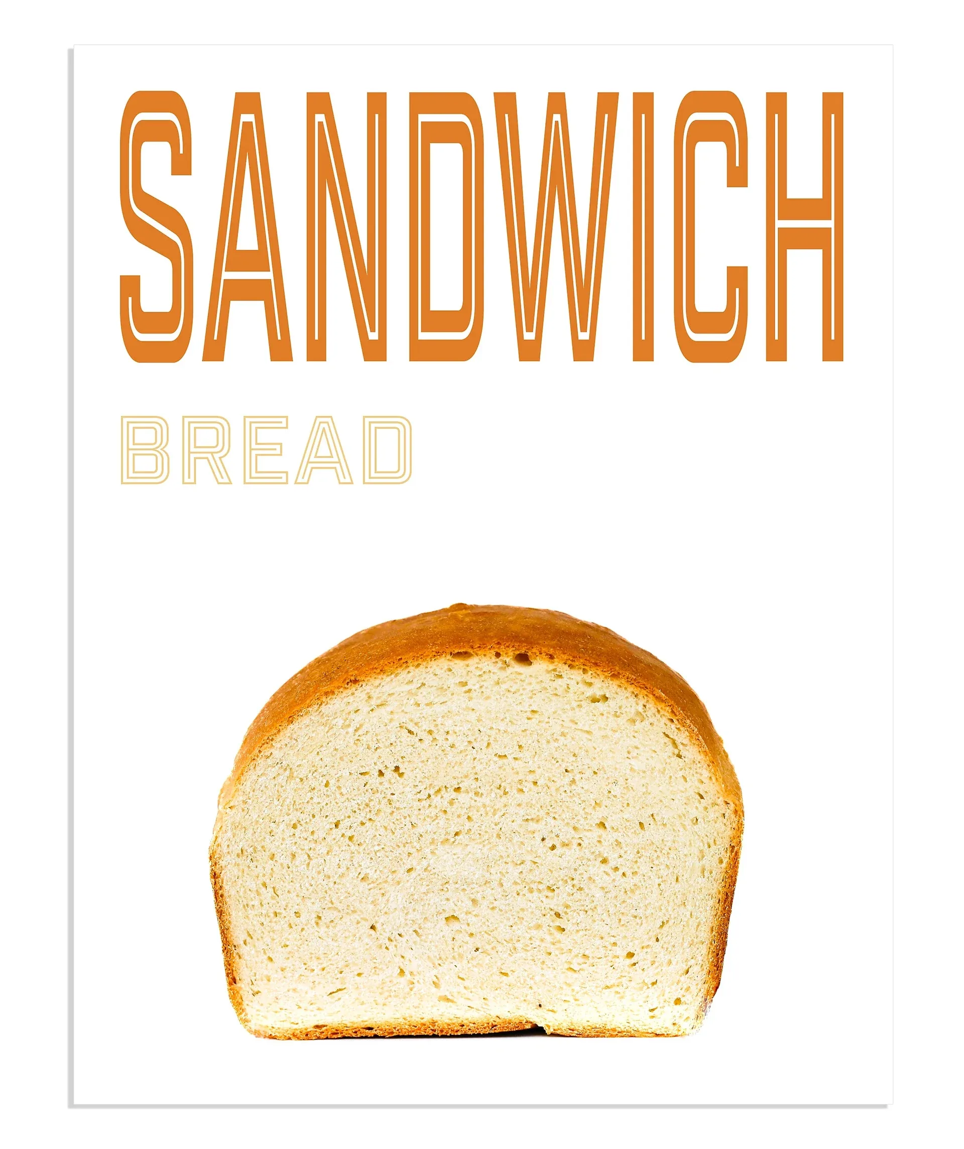 Homemade Sandwich Bread magazine-style recipe cover