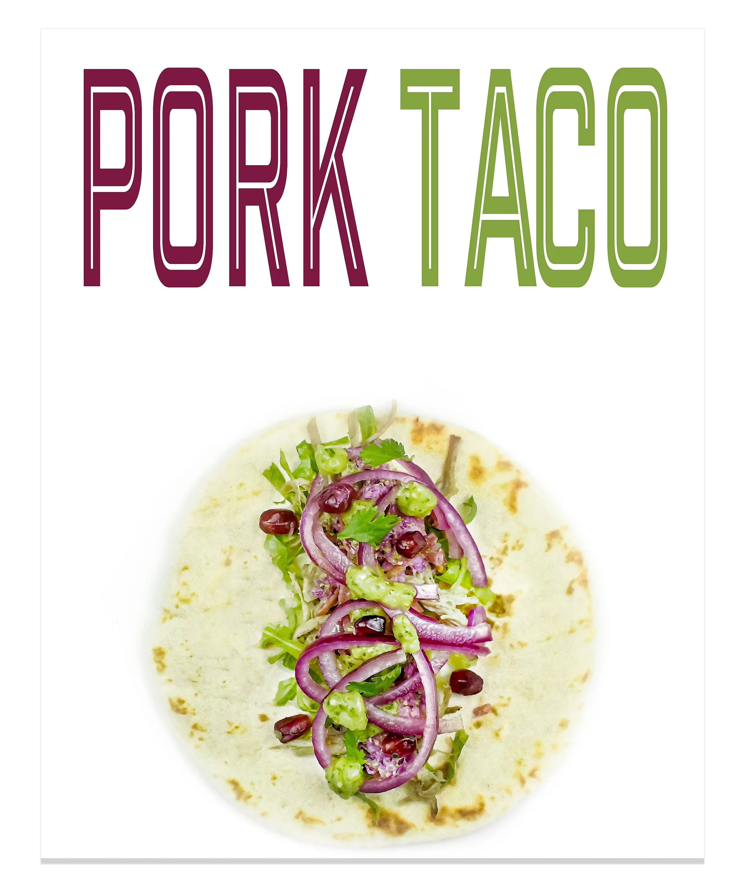 Mexican Pulled Pork Tacos magazine-style recipe cover