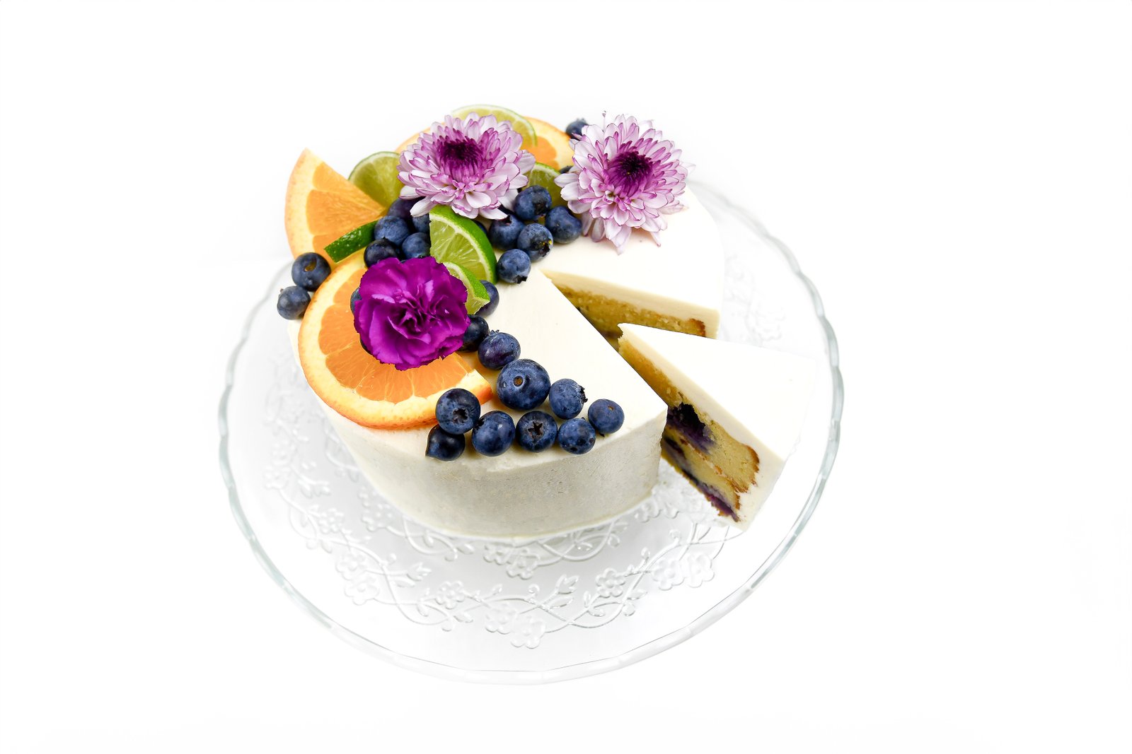 Blueberry Orange Layer Cake